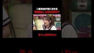 二瓶有加の理想の年収が生々し過ぎる!? #植草美幸　#婚活