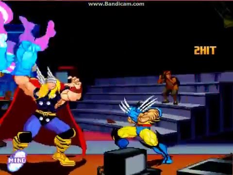 thor vs wolverine mugen gameplay