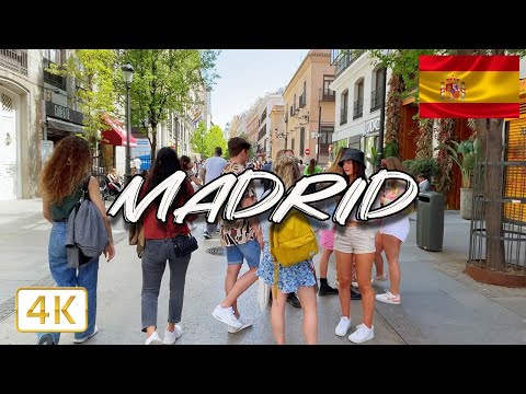 Madrid, SPAIN 🇪🇸 I Walking tour 2022 4K/60fps