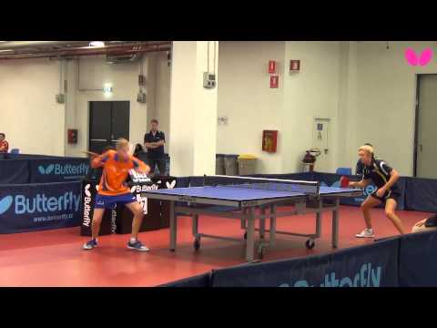 EYC 2014, Cadet Boys Singles: Simon SODERLUND (SWE) vs. Roel BOGIE (NED)