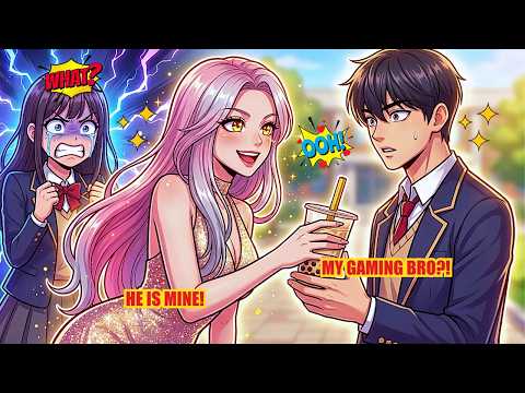 I Asked My Online Bro For Milk Tea, The School's Billionaire Belle Showed Up | Manhwa Review