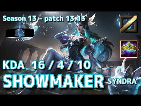 【KRサーバー/C1】DK Showmaker シンドラ(Syndra) VS SG Jett トリスターナ(Tristana) MID - Patch13.13 KR Ranked【LoL】