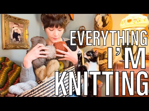 Everything I’m knitting! Making a hand knit wardrobe. 🧶