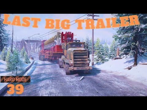 Last Saddle High In Alaska SnowRunner Hard Mode Ep 39