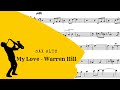 My Love - Alto Sax - Warren Hill - PDF