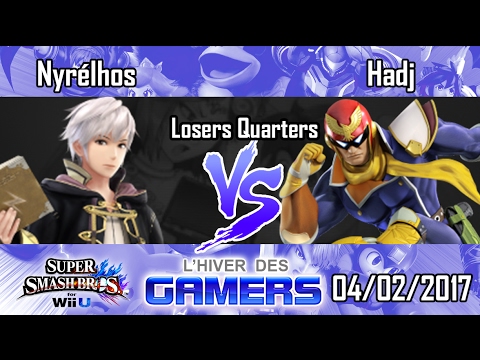HDG 2017 - Nyrélhos (Robin) vs Hadj (Cpt.Falcon) - SSB4 Losers Quarters