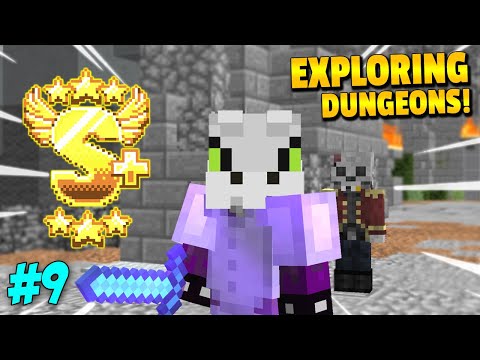 Exploring Dungeons In Skyblock | Hypixel Skyblock | Minecraft Hindi | #9