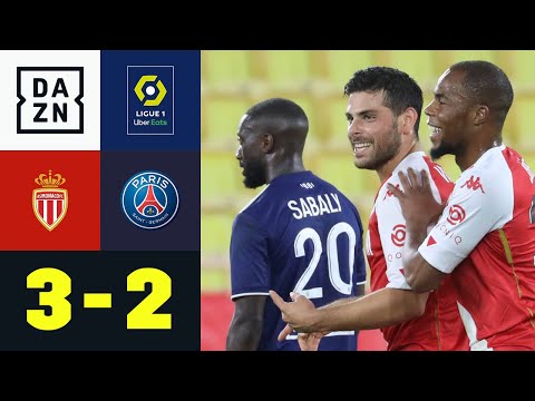 Kevin Volland Show sticht Mbappes Doppelpack: Monaco - PSG 3:2 | Ligue 1 | DAZN Highlights