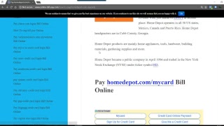 How to Pay homedepot.com/mycard Bill Online