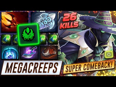 Rubick Epic Comeback Megacreeps - Dota 2 Pro Gameplay [Watch & Learn]