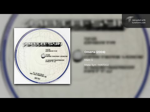Matt-U - Omerta  (Mata-Syn | MAT002) [Deep Dubstep]