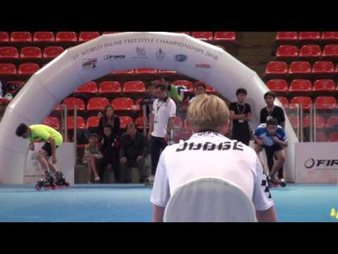 2016 WIFC Speed Slalom Junior Men Final Pedram Ranjbar Vakili (AUS) Vs Xiao Bing Sheng (TWN)
