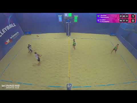 16:20 I.Horiaiev / I.Romanenko - B.Isakov / D.Svyrydenko | Winners Beach Volleyball