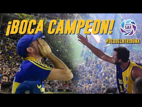 "[#DesdeLaTribuna] Â¡BOCA CAMPEÓN DE LA SUPERLIGA! - Boca Jrs. 1 Gimnasia LP 0" Barra: La 12 • Club: Boca Juniors