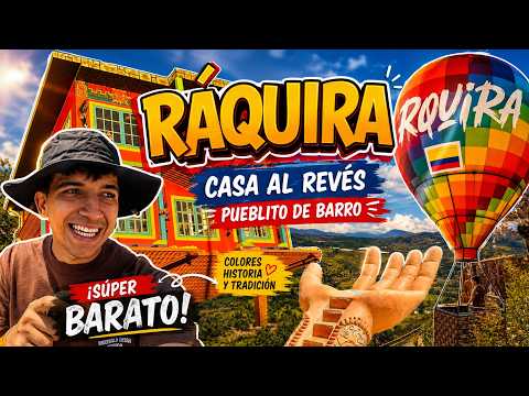 🇨🇴 RÁQUIRA Boyacá Un PUEBLO muy COLORIDO | Capital de las ARTESANIAS | Económico