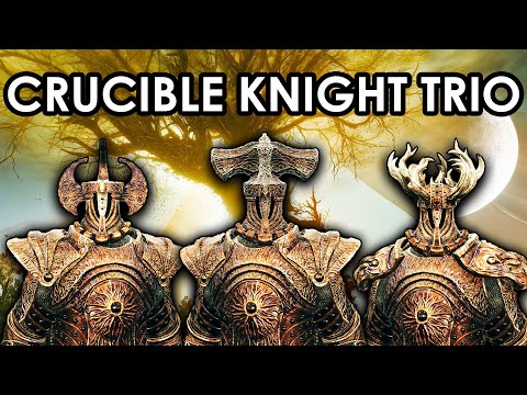 Beating Elden Ring's DLC As The Crucible Knight Trio