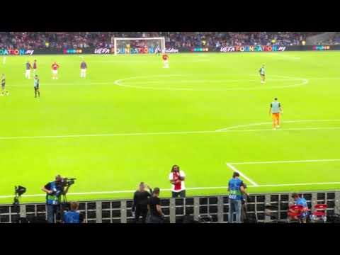 Ky-Mani Marley during half time AJAX - AEK ATHENS