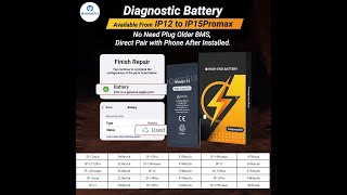 How to Use Diagnostic Battery for iPhone 12/13/14/15 Pro Max Battery Replacement Without Pop-up