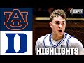 Auburn Tigers Vs Duke Blue Devils Full Game Highlights ESPN College Basketball