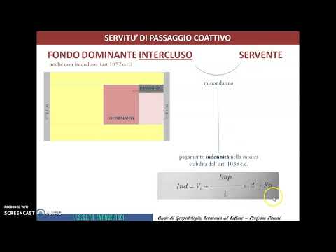 servitù di passaggio coattivo - Le servitù prediali 2