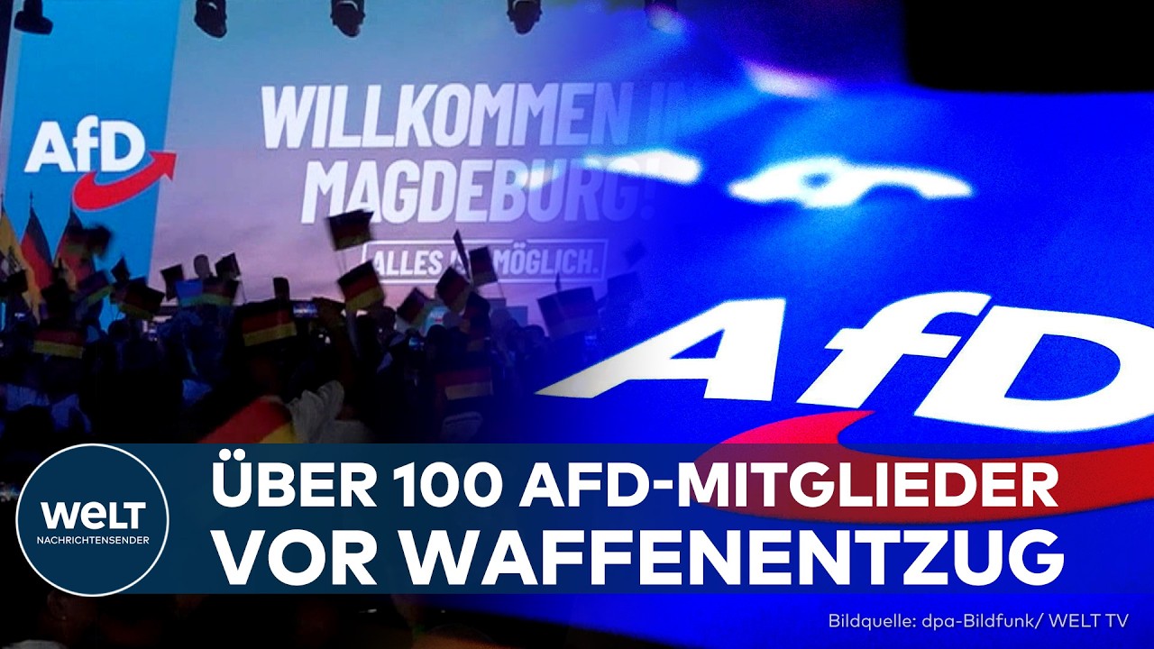 AFD: Brisantes Gerichtsurteil! Über 100 Mitgliedern droht der Waffenentzug – Gericht entscheidet