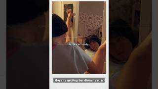 Maya is getting her dinner early. #foryou #funny #funnyshorts