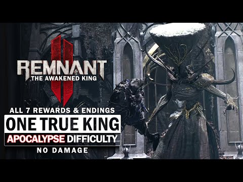 The One True King Boss Fight (Apocalypse / No Damage) - All 7 Rewards, Alternate Kills & Ending