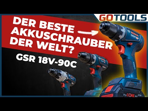 Der weltbeste Akkuschrauber?! Bosch GSR 18V 90 C! Mit Verlosung