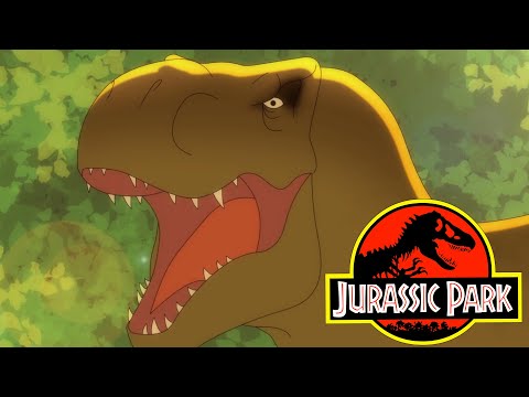 Michael Crichton's Jurassic Park ANIMATED - Tranquilizing the T-Rex (Feat. SWRVE)