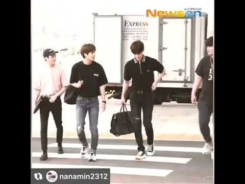 NU'EST tại sân bay incheon để sang VIETNAM