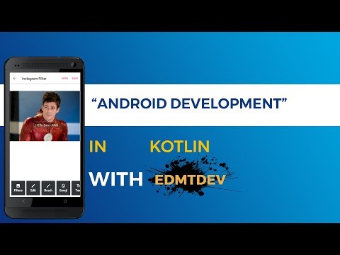Kotlin Android Tutorial Instagram Filters part 6 Add Text