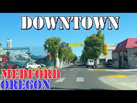 Medford - Oregon - 4K Downtown Drive