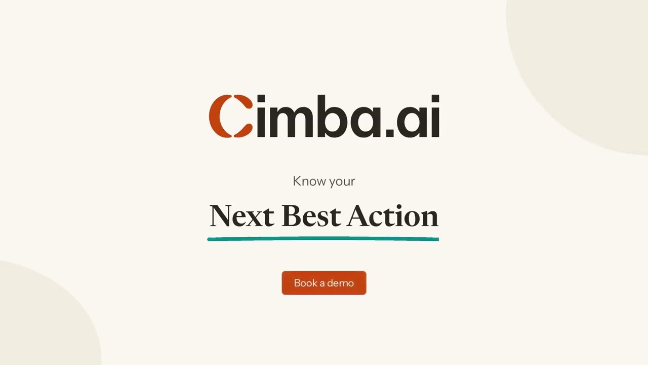 Cimba.AI tutorial