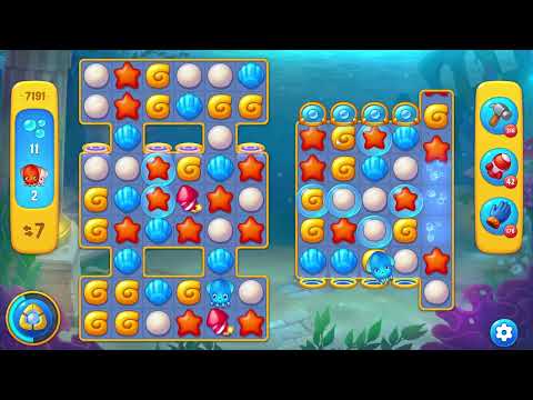 Fishdom 7191 Level - 16 moves - NO BooSTERS