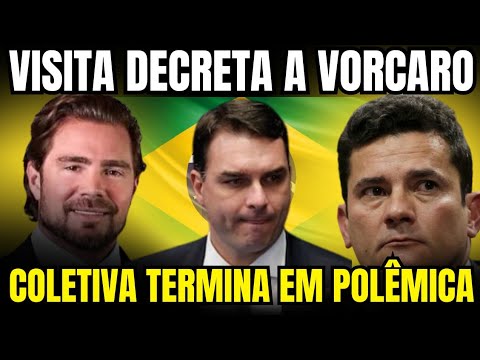 💣FLÁVIO BOLSONARO REVELA VISITA A VORCARO COM TORNOZELEIRA COLETIVA VIRA ESCÂNDALO🚨🔥