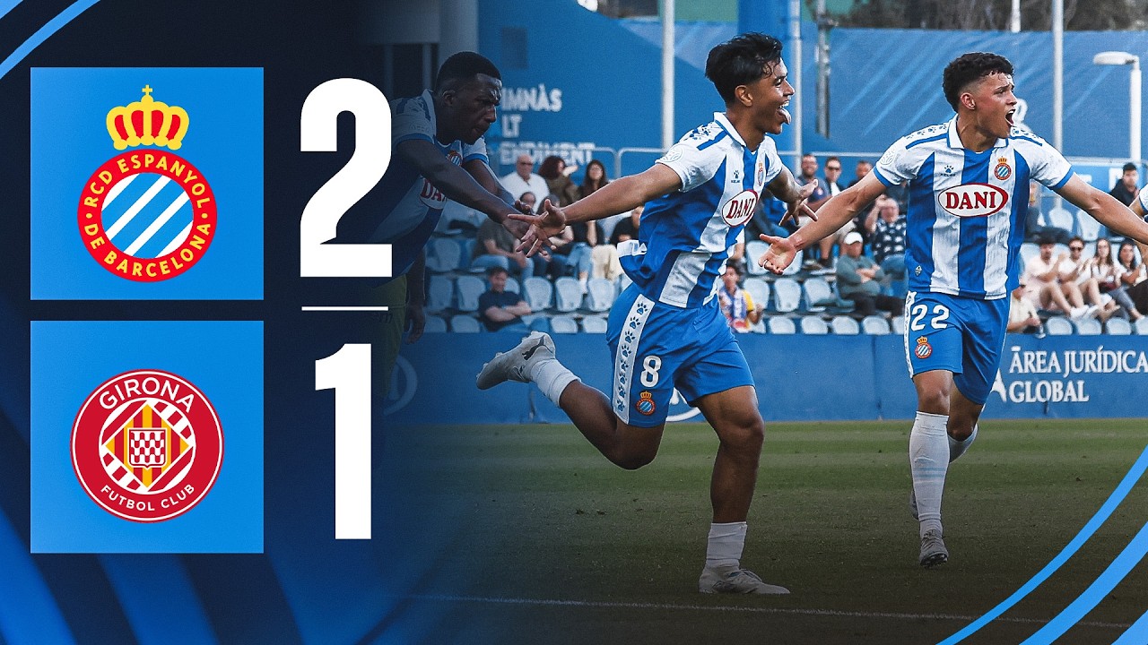 Resumen Espanyol B 2-1 Girona B