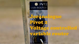 Video thumbnail for Pivot 2 by Joranalogue! Intro and patch examples. by Synth Diy Guy