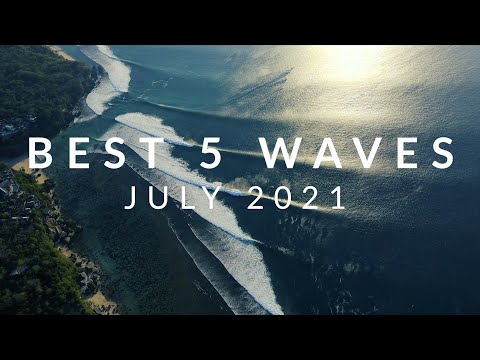 Best 5 Waves Of The Month - Surfing Bali, July/Aug 2021