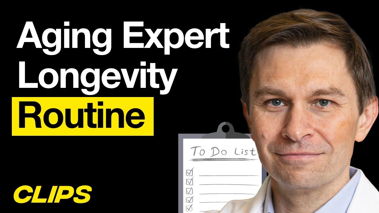 World Leading Aging Experts Anti Aging Routine w/ David Sinclair