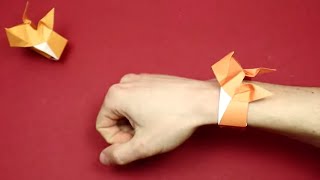 Origami Paper Friendship Bracelet SQUIRREL