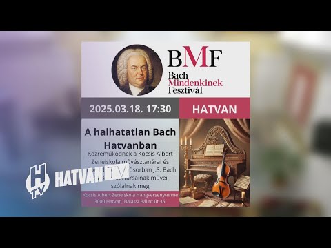 Bach Mindenkinek Fesztivál - Kocsis Albert Zeneiskola - 2025