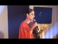 MC Gitikka Ganju Dhar Narrating A Poem Written By Shri Amitabh Bachan For Nirbhaya India 2013