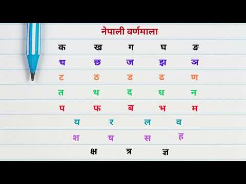 ka kha ga gha | क ख ग घ | Nepali Barnamala | नेपाली वर्णमाला | Learn Nepali Video @littlesamar