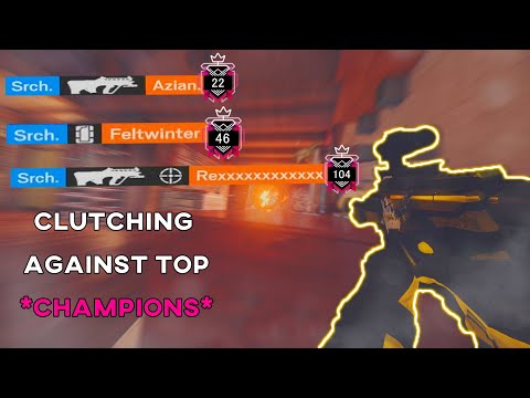 Clutching Against Top Champions Ranked Highlights - Rainbow Six Siege