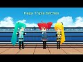 MMD Talkloid Miku S New Voicebank Ft Triple Baka Squad