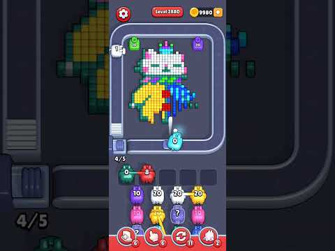 Pixel Flow Level 2880 Walkthrough