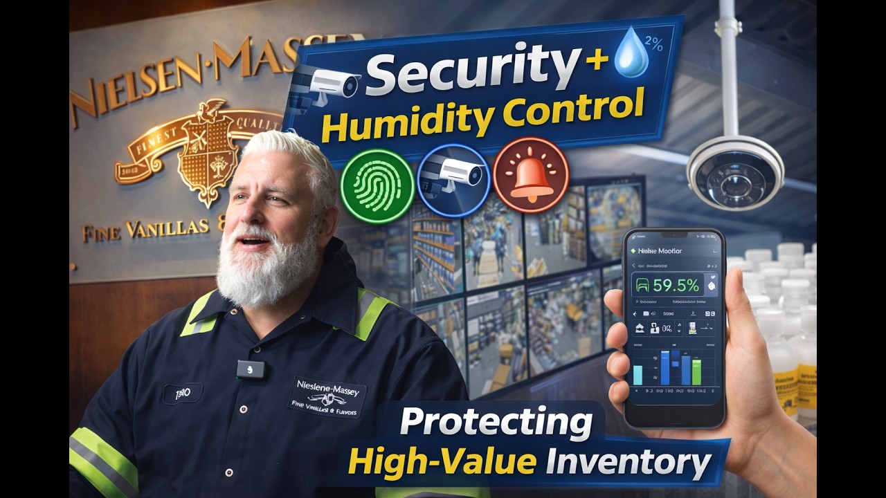 Nielsen-Massey Vanillas integrated security and environmental monitoring case study video thumbnail