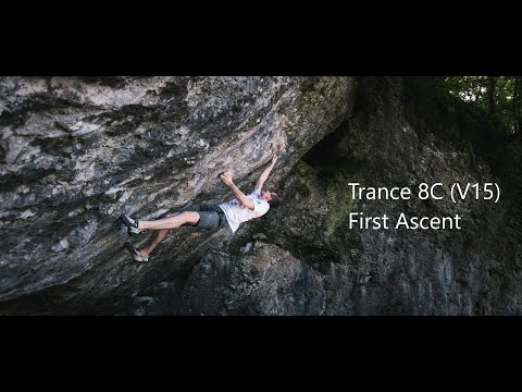 Trance 8C (V15) First Ascent