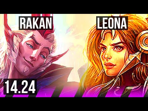 RAKAN & Samira vs LEONA & Ashe (SUP) | KR Master | 14.24