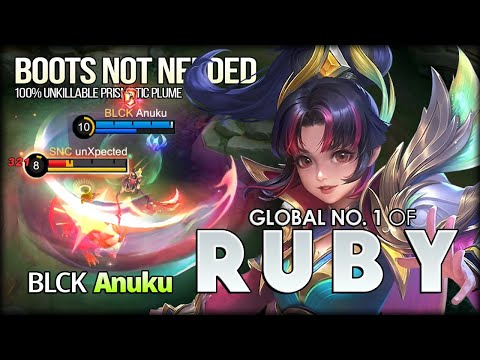 Anti Boots & Flicker! Anuku Global No.1 of Ruby - Mobile Legends: Bang Bang